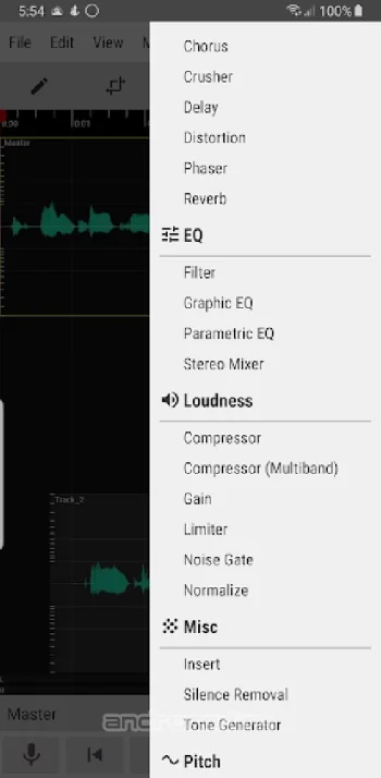 WaveEditor for Android™ Audio Recorder & Editor - скриншот 5