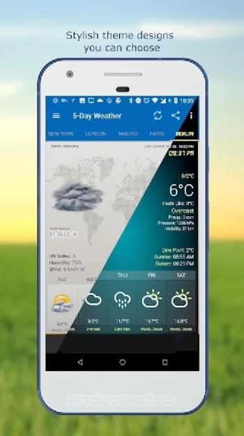Weather and Clock Widget Ad-Free - скриншот 4