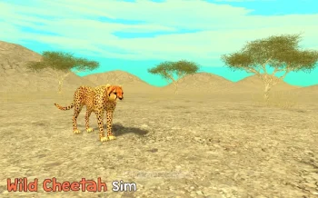 Wild Cheetah Sim 3D - скриншот 1