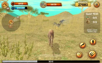 Wild Cheetah Sim 3D - скриншот 4