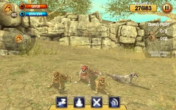 Wild Cheetah Sim 3D - скриншот 5