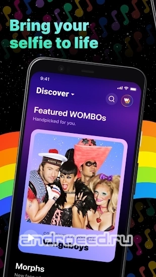 Wombo: Make your selfies sing - скриншот 2