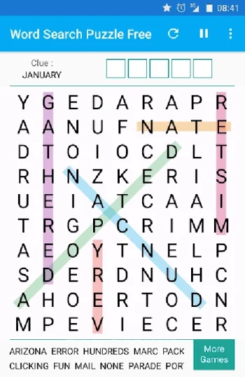 Word Search Puzzles Game - скриншот 1