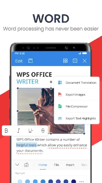WPS Office - Word, Docs, PDF, Note, Slide & Sheet - скриншот 3