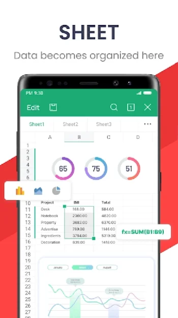 WPS Office - Word, Docs, PDF, Note, Slide & Sheet - скриншот 5