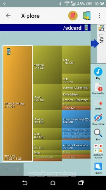 X-plore File Manager - скриншот 4