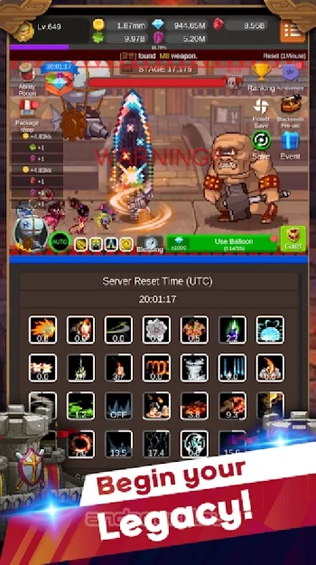 Железный рыцарь: Idle RPG - скриншот 5