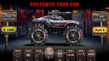 Zombie Hill Racing - Earn To Climb: Игры Про Зомби - скриншот 1