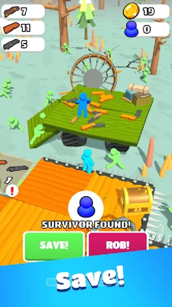 Zombie Raft - скриншот 4