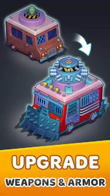 Zombie Van: Idle Tower Defense - скриншот 2