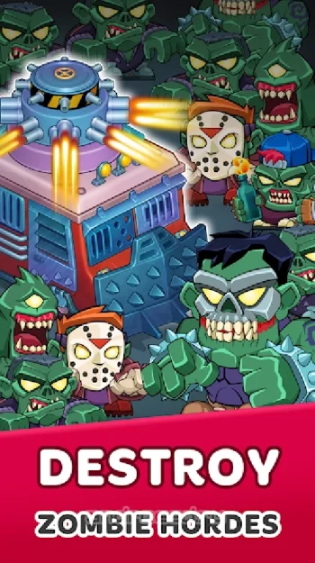 Zombie Van: Idle Tower Defense - скриншот 3