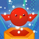 Прыгающая птичка! Прыгалка-платформер