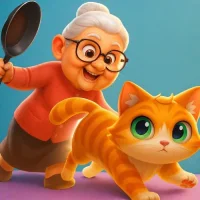 Kitty vs Granny Prank Battle