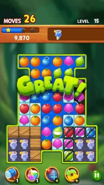 2026 Fruits Match3 Magic - скриншот 4