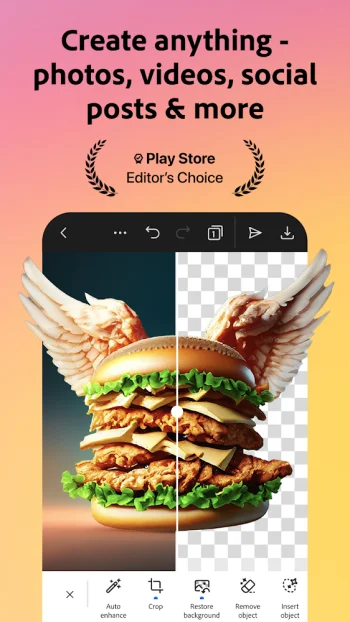 Adobe Express: AI Photo, Video - скриншот 1