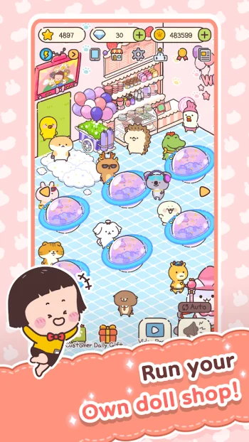 Animal Doll Shop - Cute Tycoon - скриншот 2