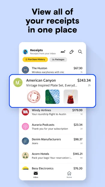 AOL: Email News Weather - скриншот 4