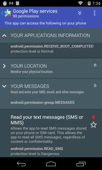 aSpotCat - Permission Checker - скриншот 4