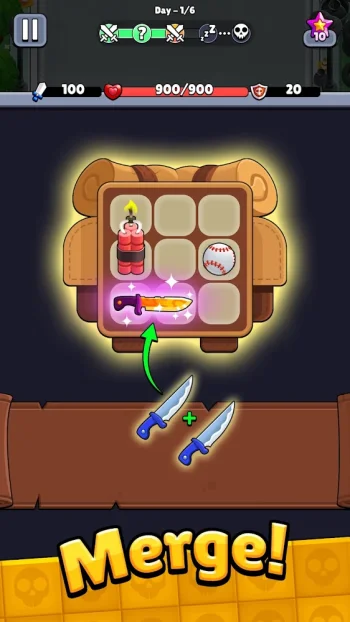 Bagbound Hero – РПГ Рюкзак - скриншот 2