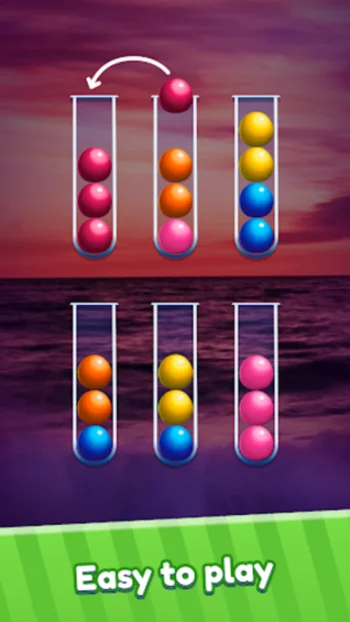 Ball Color Puz - Sorting Game - скриншот 1