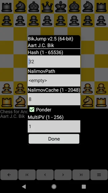 BikJump Chess Engine - скриншот 1