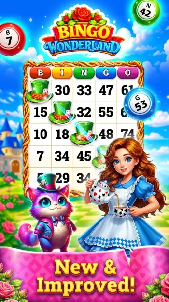 Bingo Wonderland - Bingo Game - скриншот 1