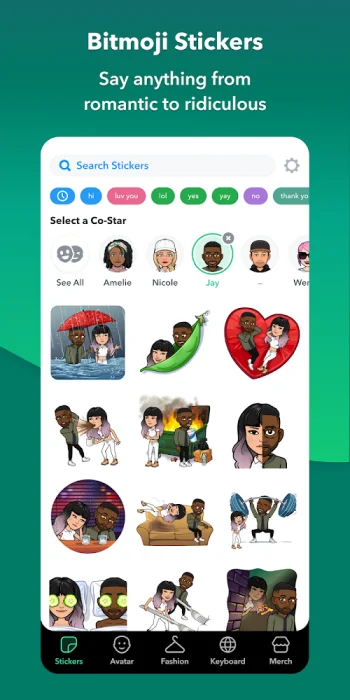 Bitmoji - скриншот 5