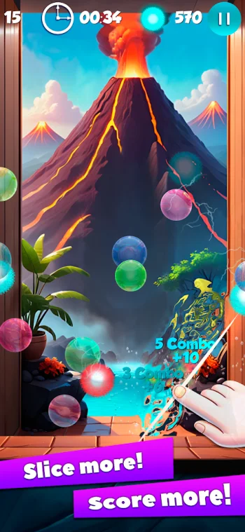 Bubble Pop: Slice & Splash - скриншот 2