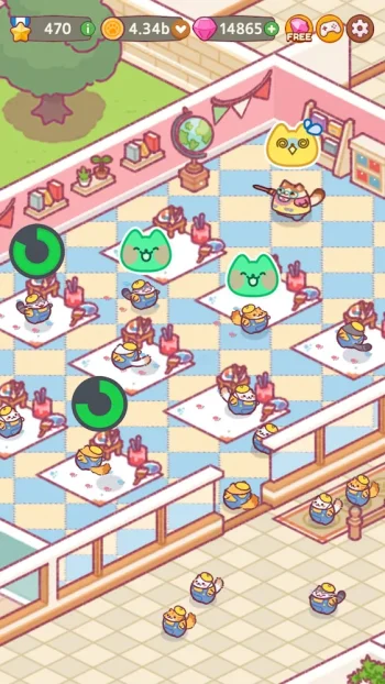 Cat School: Idle Cute Tycoon - скриншот 3