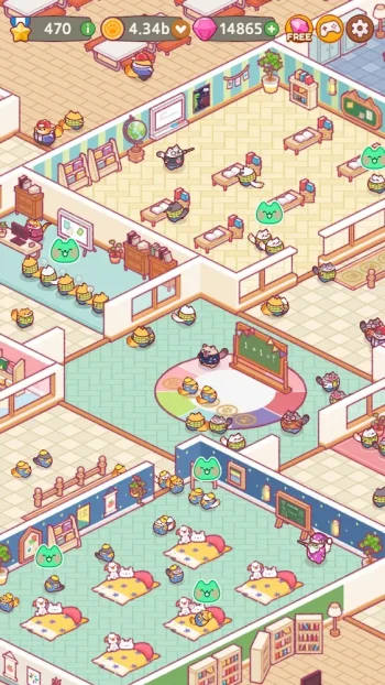 Cat School: Idle Cute Tycoon - скриншот 5