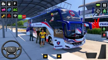 City Bus Driving 3D Euro Bus - скриншот 1