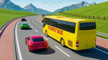 City Coach Bus Driving Game - скриншот 2