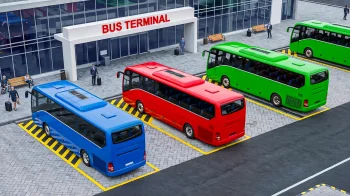 City Coach Bus Driving Game - скриншот 3