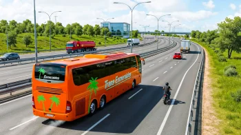 City Coach Bus Driving Game - скриншот 4