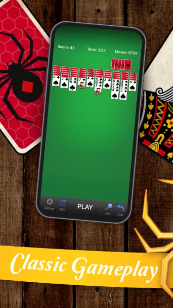 Classic Spider Solitaire Cards - скриншот 2