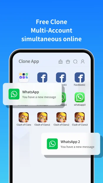 Clone App-Parallel Dual Space - скриншот 2