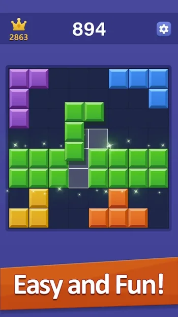 Color Block Puzzle! - скриншот 2