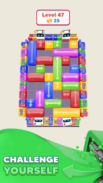 Color Blocks 3D: Slide Puzzle - скриншот 5