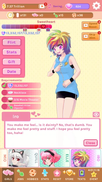 Crush Crush - Idle Dating Sim - скриншот 5