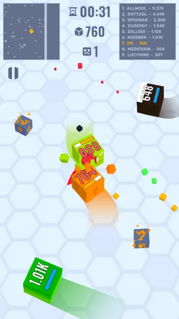 Cube Zone io - скриншот 2