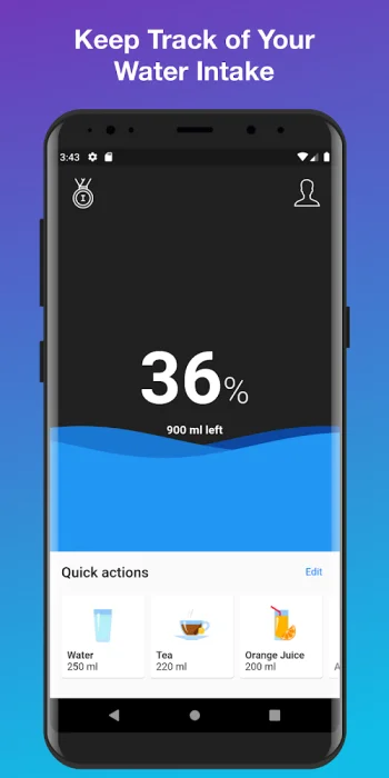 Daily Water Tracker & Reminder - скриншот 1