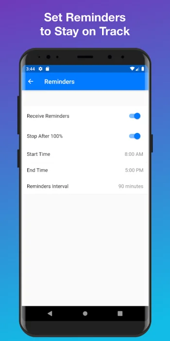 Daily Water Tracker & Reminder - скриншот 3