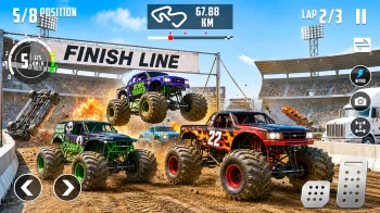 Demolition Derby Monster Race - скриншот 1
