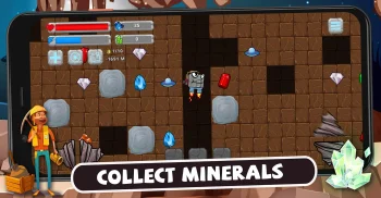 Digger Machine: найди минералы - скриншот 1
