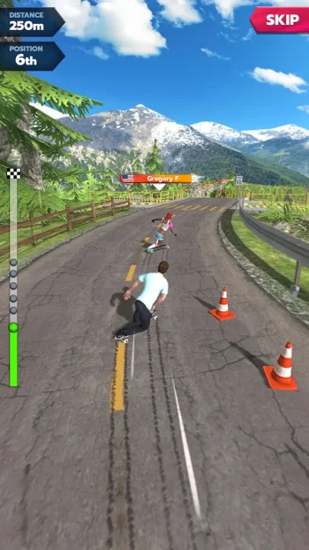 Downhill Race League - скриншот 3