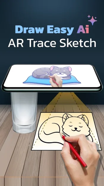 Draw Easy AI: AR Trace Sketch - скриншот 1