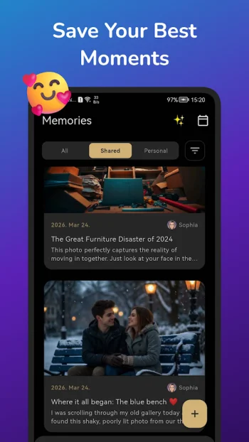 EverUs: anniversary tracker - скриншот 2