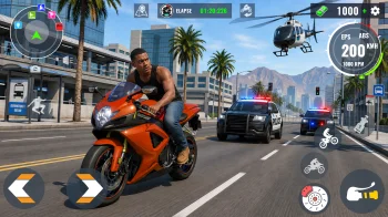 Extreme Bike Wheelie 3D - скриншот 2