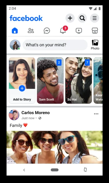 Facebook Lite - скриншот 1