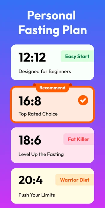 Fasting App & Calorie Counter - скриншот 3